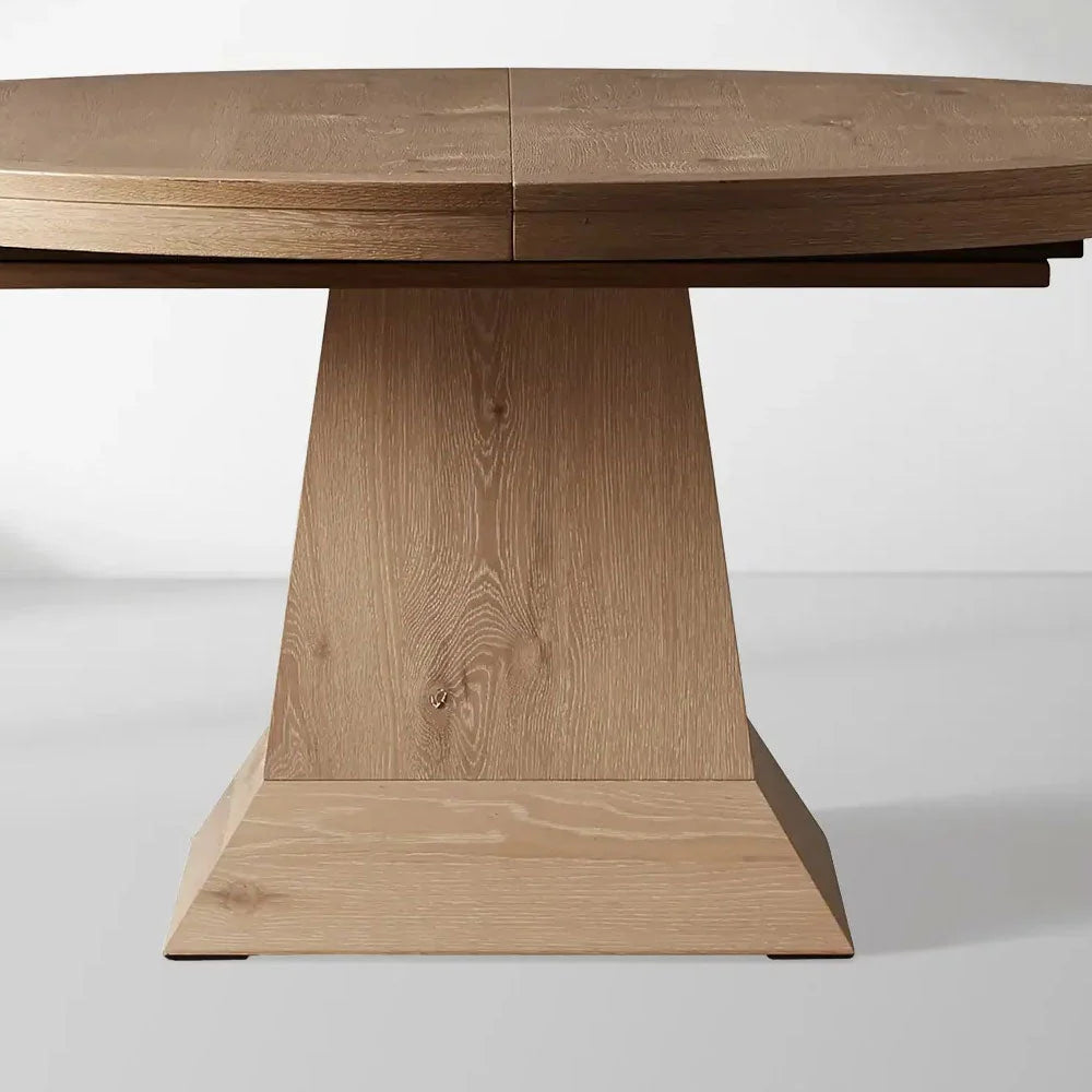 Leighton Round Extension Dining Table with Leaves
