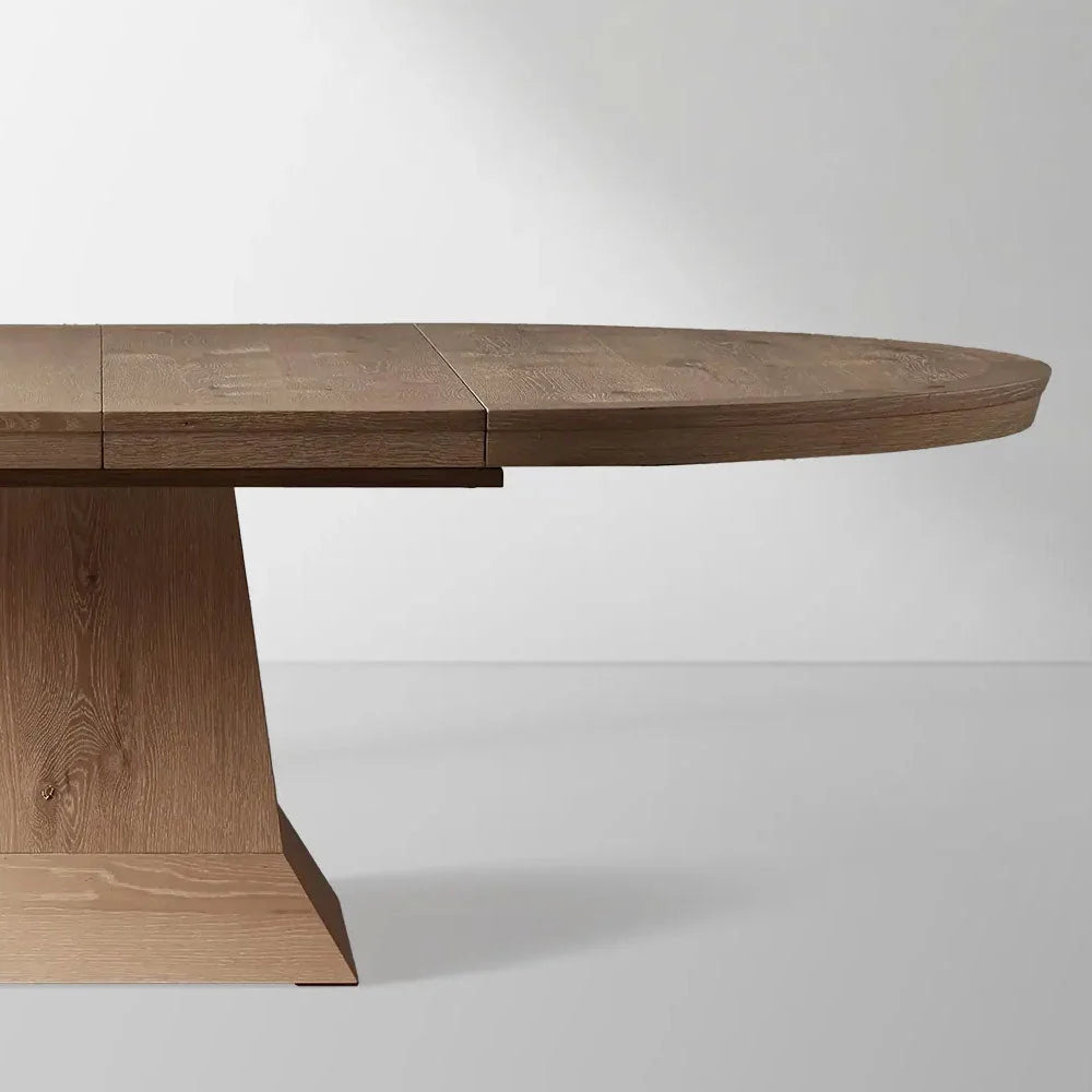 Leighton Round Extension Dining Table with Leaves
