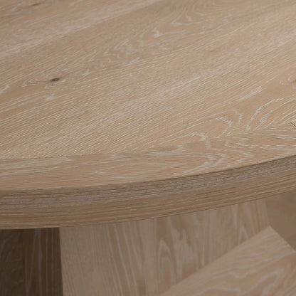 Leighton Round Extension Dining Table with Leaves