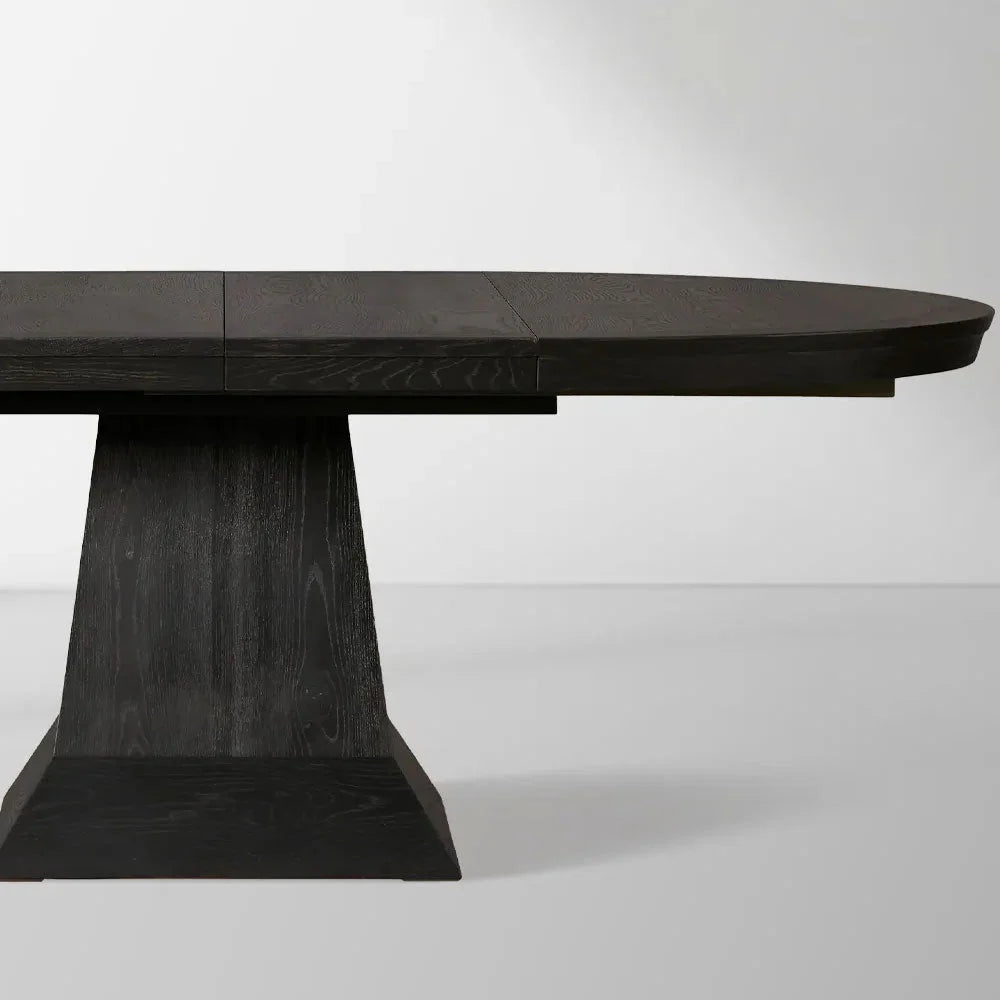 Leighton Round Extension Dining Table with Leaves
