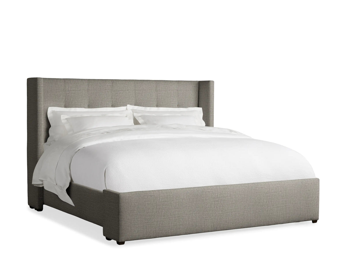 Wyller Box-Tufted Bed with Low Footboard