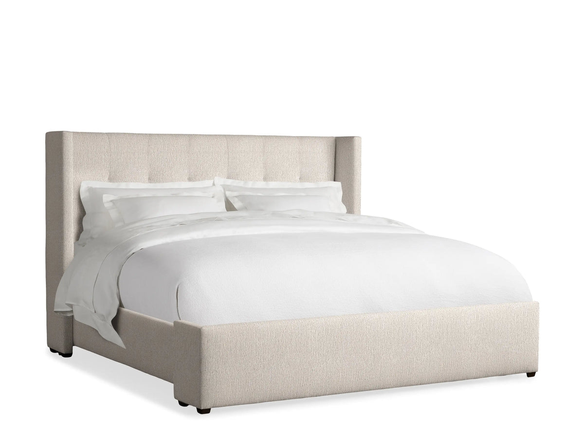 Wyller Box-Tufted Bed with Low Footboard