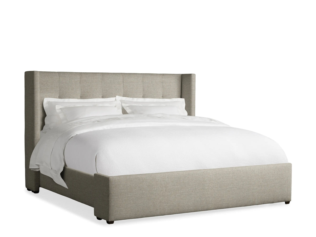 Wyller Box-Tufted Bed with Low Footboard