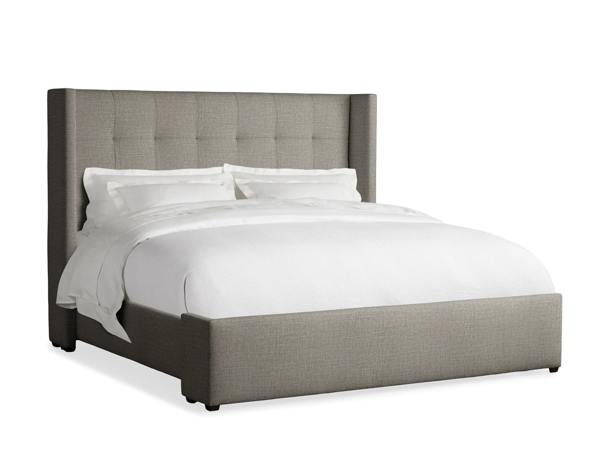 Wyller Box-Tufted Bed with Low Footboard