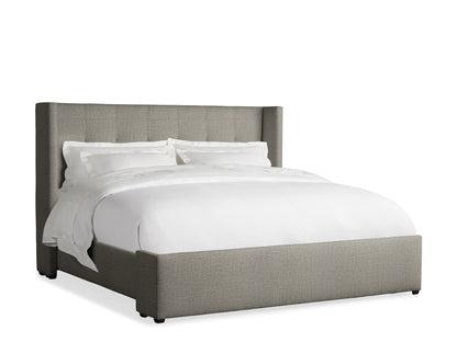 Wyller Box-Tufted Bed with Low Footboard