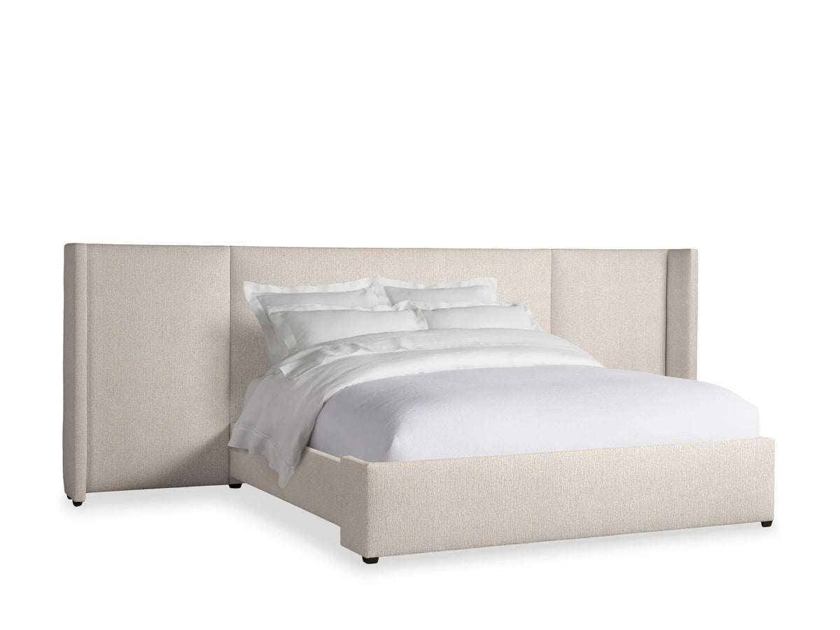 Wyller Extended Headboard Bed with Low Footboard