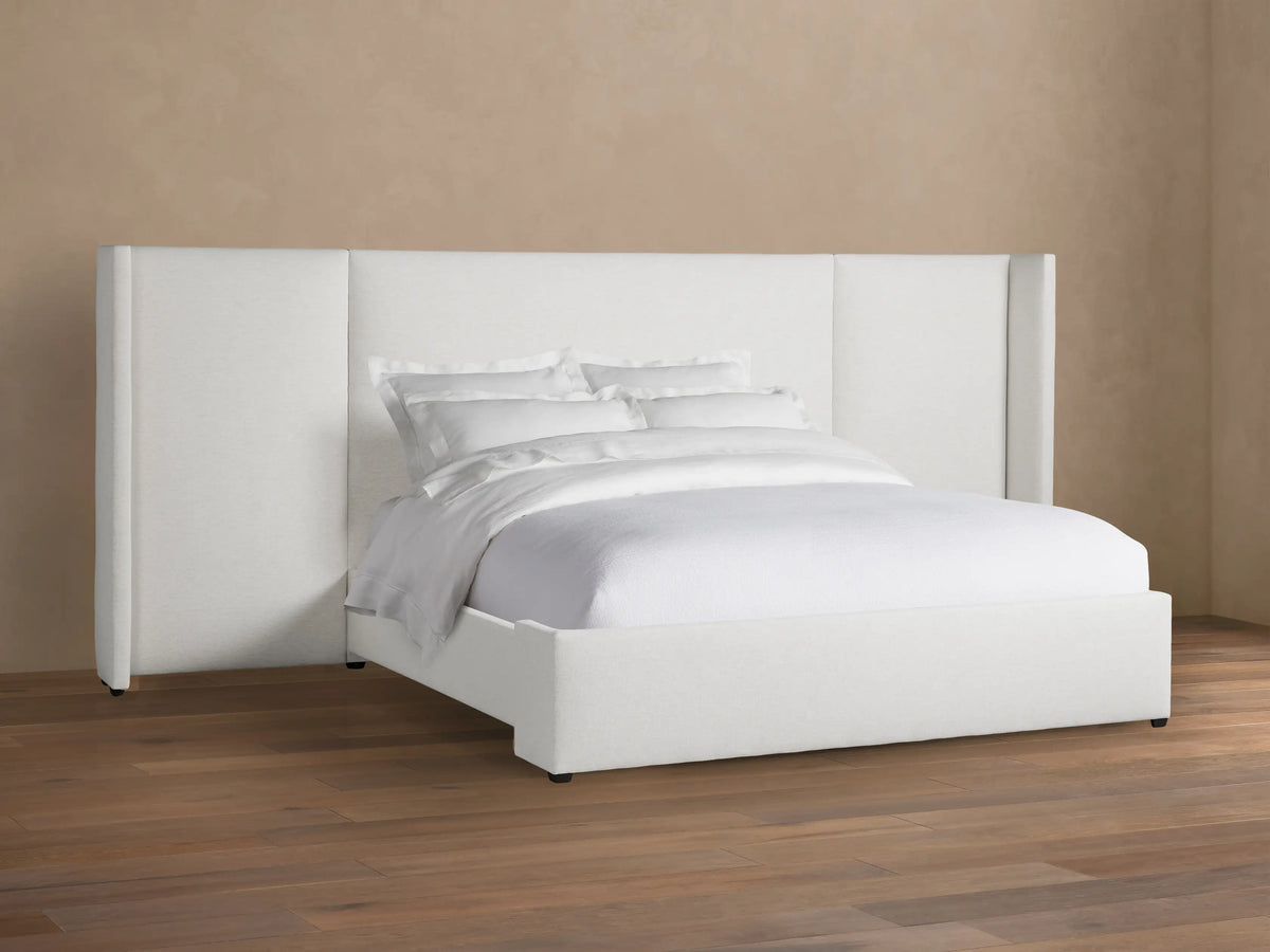 Wyller Extended Headboard Bed with Low Footboard