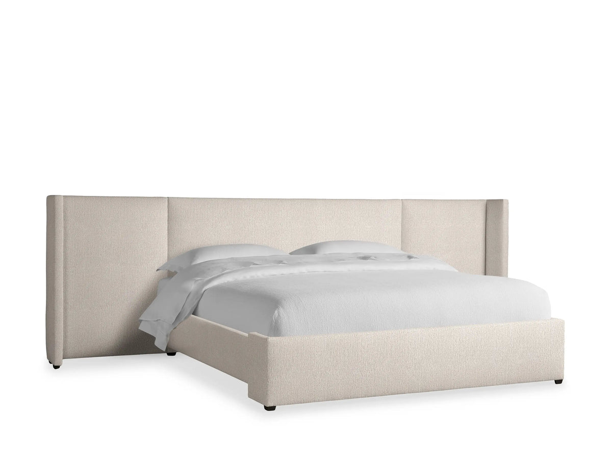 Wyller Extended Headboard Bed with Low Footboard
