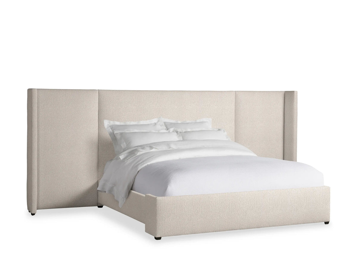 Wyller Extended Headboard Bed with Low Footboard