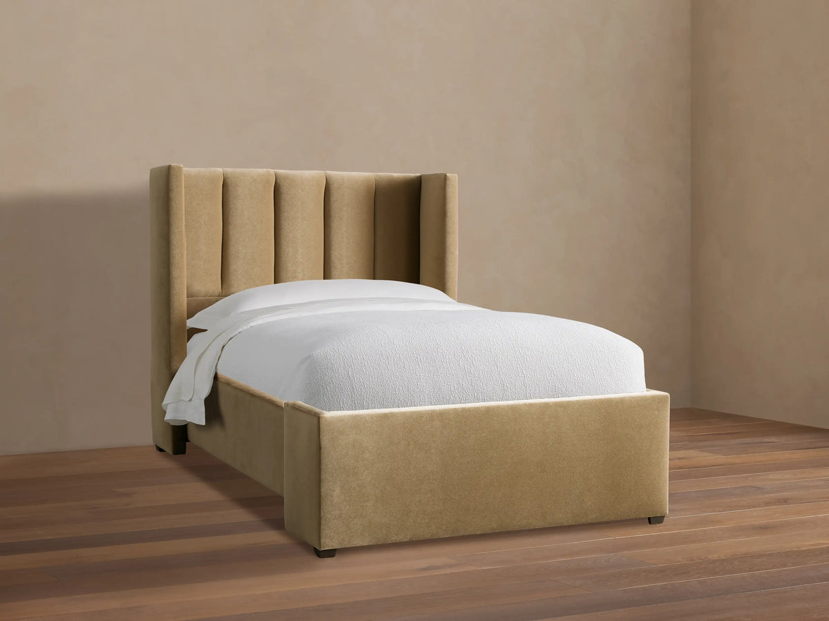 Wyller Channel-Stitched Twin Bed