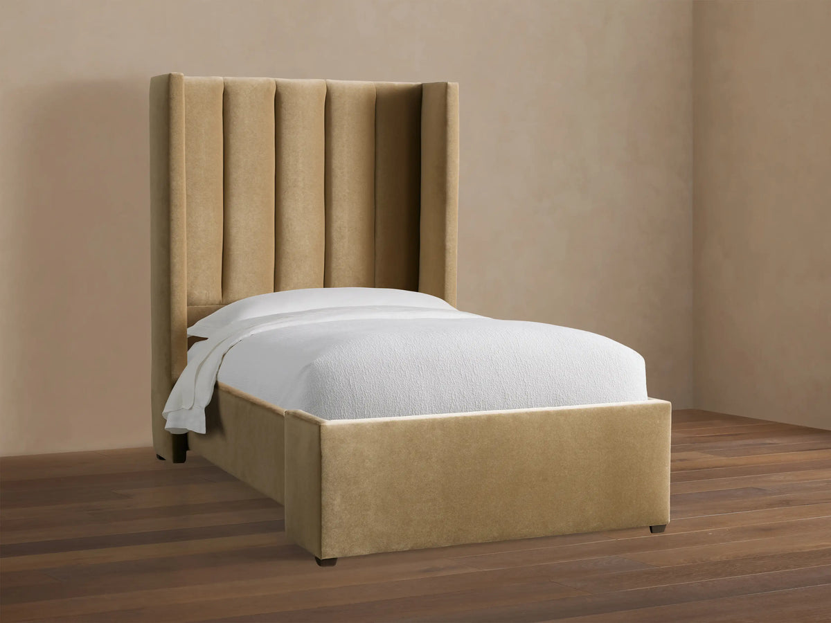 Wyller Channel-Stitched Twin Bed