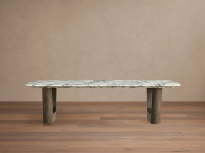 Saint Germain Stone Coffee Table with Rennes Base