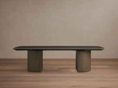 Saint Germain Stone Coffee Table with Dauphine Base