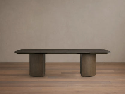 Saint Germain Stone Coffee Table with Dauphine Base