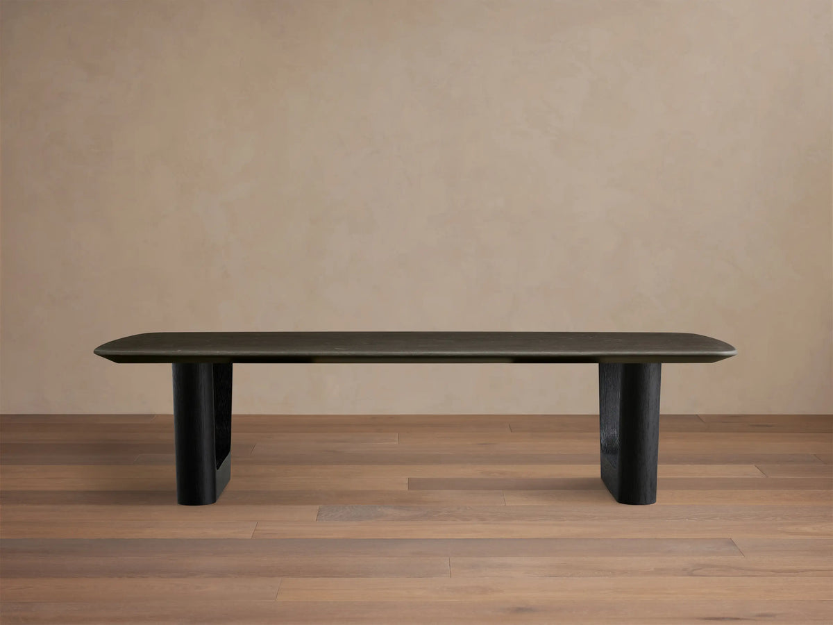Saint Germain Stone Coffee Table with Rennes Base