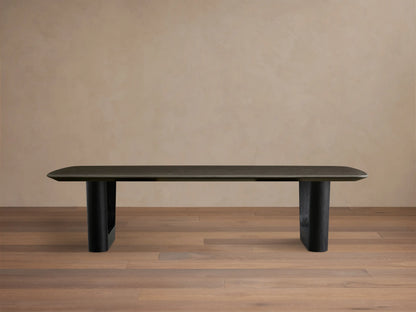 Saint Germain Stone Coffee Table with Rennes Base