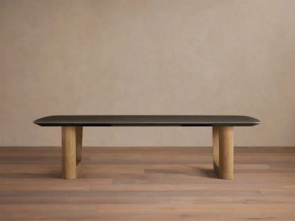 Saint Germain Stone Coffee Table with Rennes Base