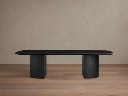 Saint Germain Stone Coffee Table with Dauphine Base