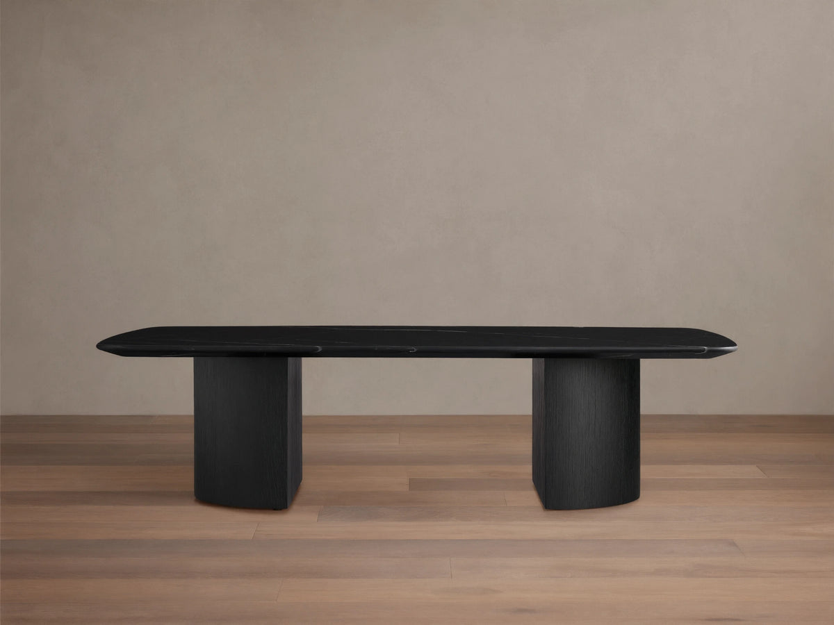 Saint Germain Stone Coffee Table with Dauphine Base