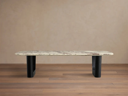 Saint Germain Stone Coffee Table with Rennes Base