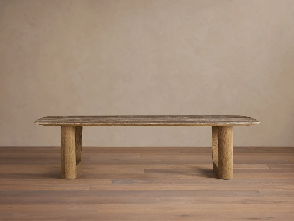 Saint Germain Stone Coffee Table with Rennes Base