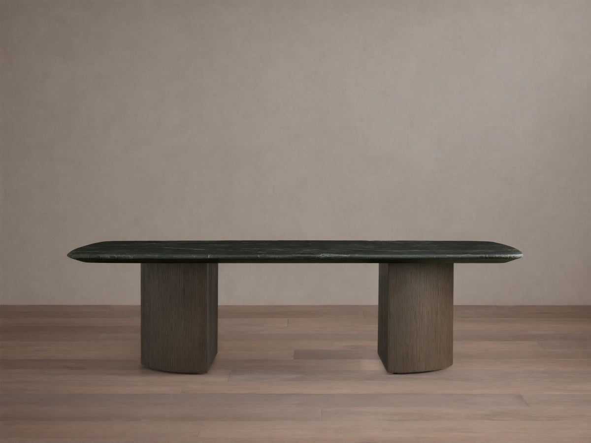 Saint Germain Stone Coffee Table with Dauphine Base
