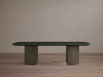 Saint Germain Stone Coffee Table with Dauphine Base