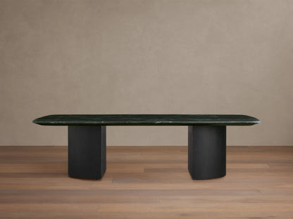 Saint Germain Stone Coffee Table with Dauphine Base