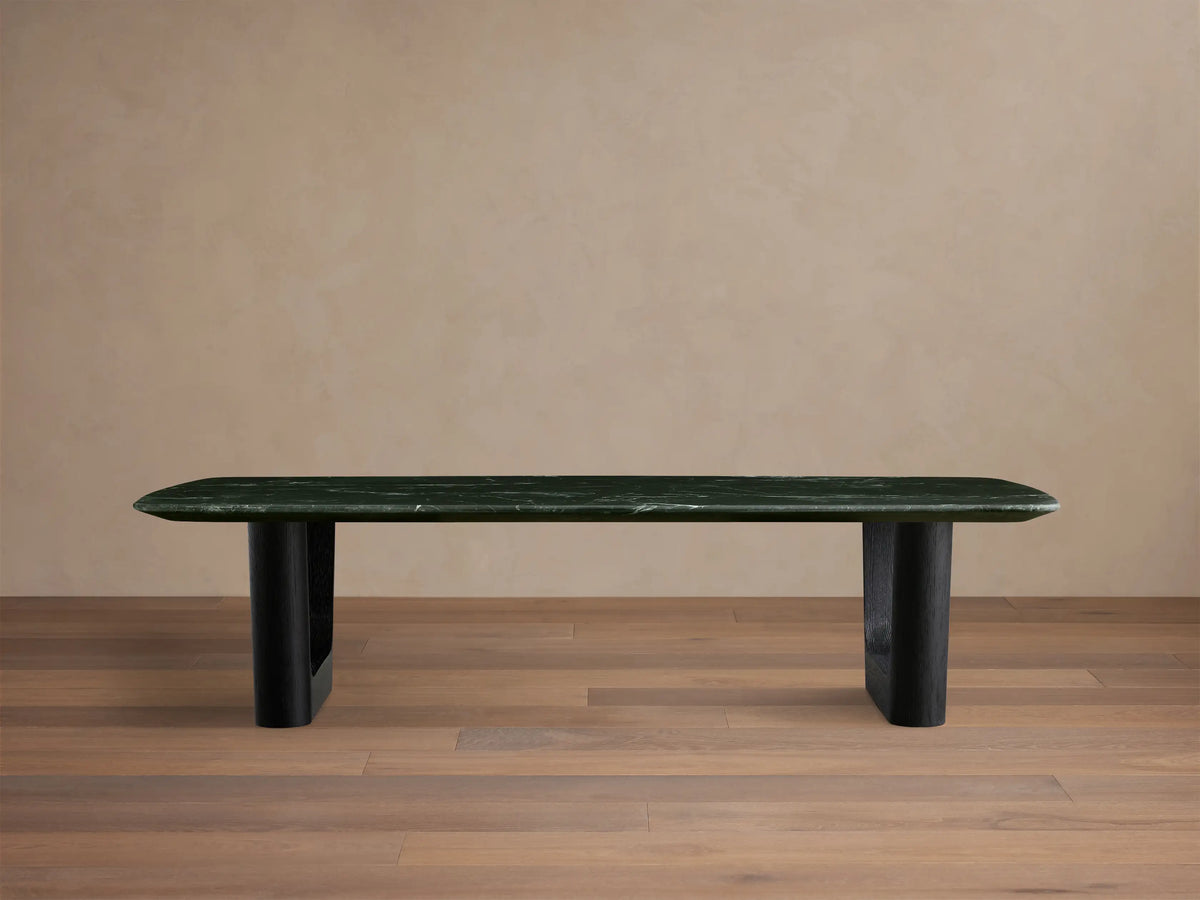 Saint Germain Stone Coffee Table with Rennes Base