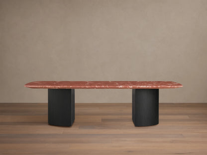 Saint Germain Stone Coffee Table with Dauphine Base