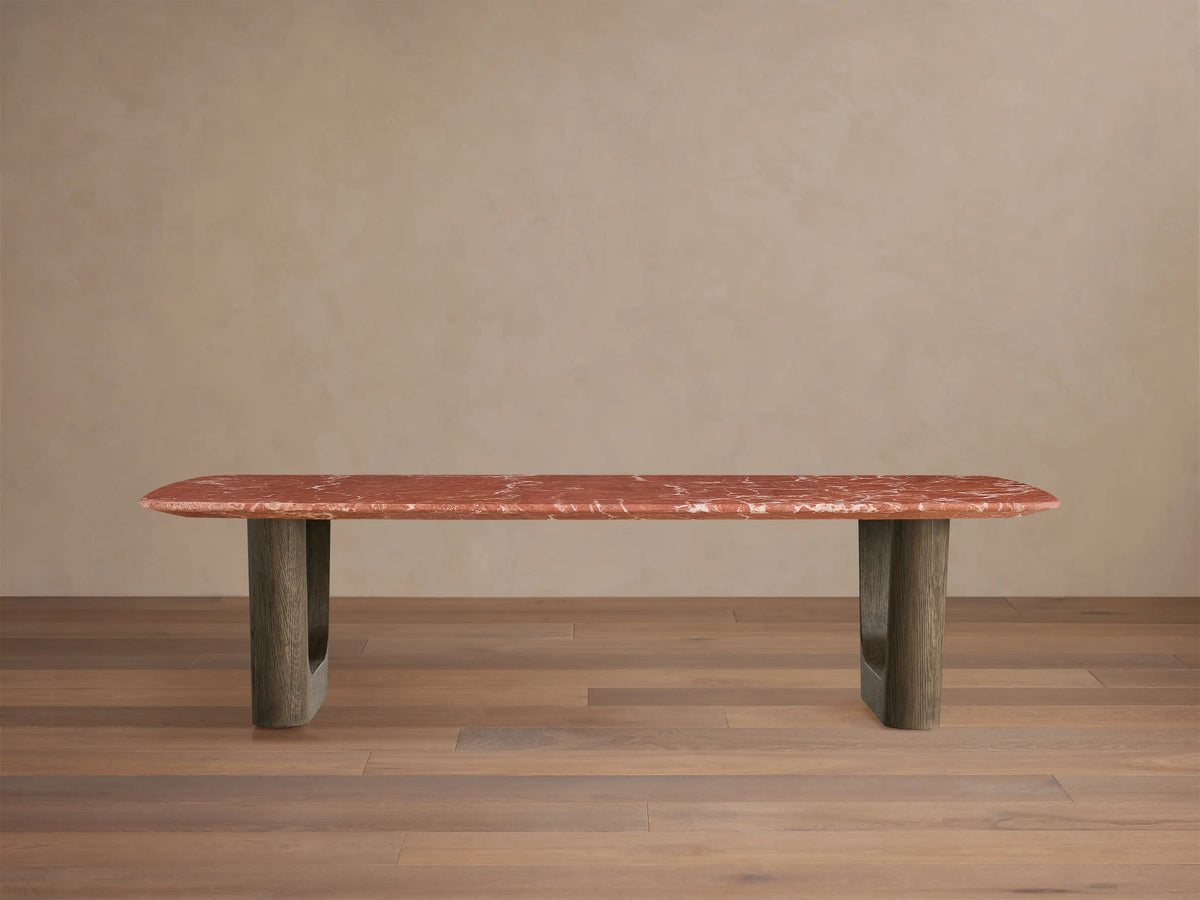 Saint Germain Stone Coffee Table with Rennes Base