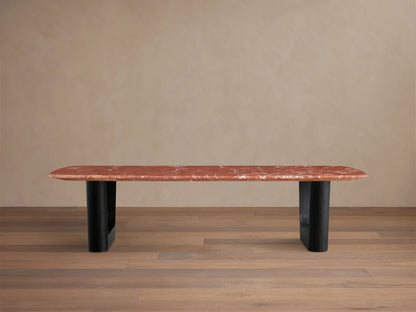 Saint Germain Stone Coffee Table with Rennes Base