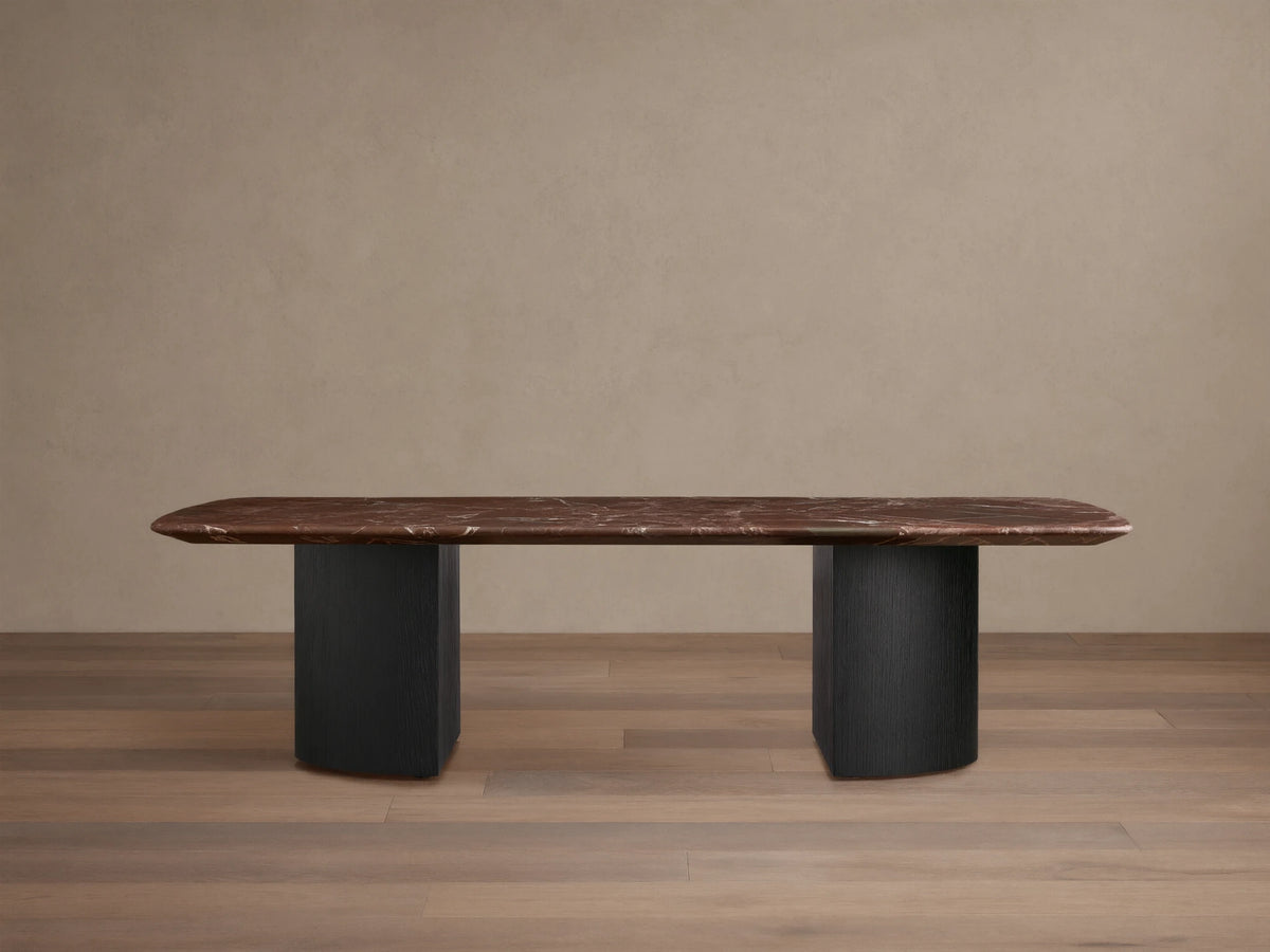 Saint Germain Stone Coffee Table with Dauphine Base