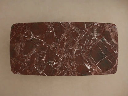 Saint Germain Stone Coffee Table with Rennes Base
