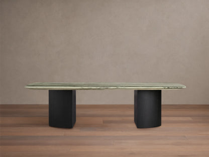 Saint Germain Stone Coffee Table with Dauphine Base