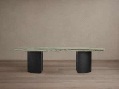 Saint Germain Stone Coffee Table with Dauphine Base