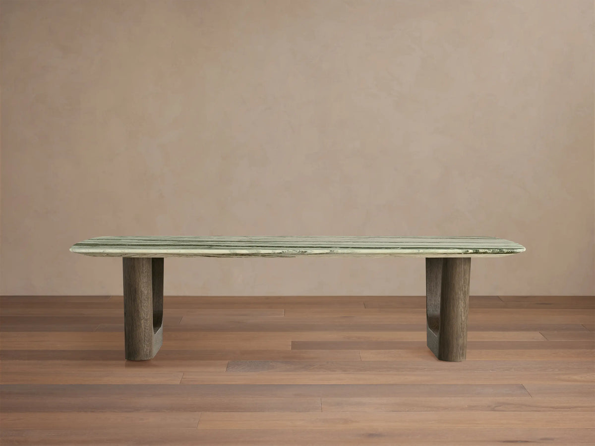Saint Germain Stone Coffee Table with Rennes Base