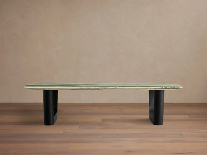 Saint Germain Stone Coffee Table with Rennes Base