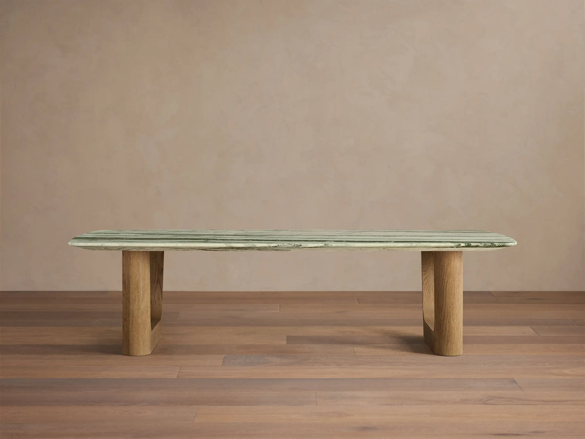 Saint Germain Stone Coffee Table with Rennes Base