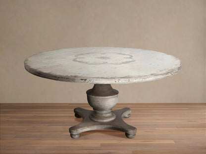 Biancca Center Scroll Bell’Arte Round Dining Table