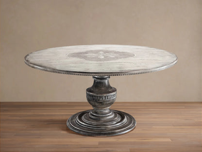 Florence Center Floral Bell’Arte Round Dining Table