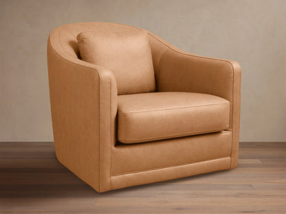 Bianca Leather Swivel Chair