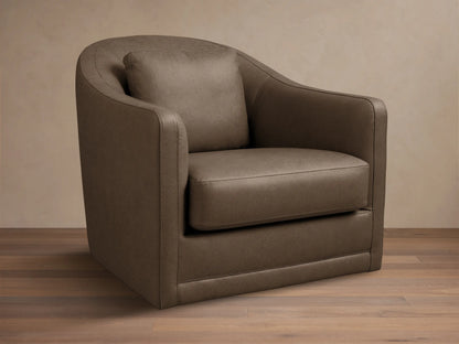 Bianca Leather Swivel Chair