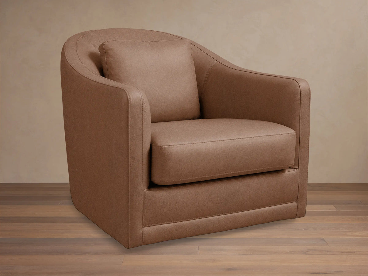Bianca Leather Swivel Chair