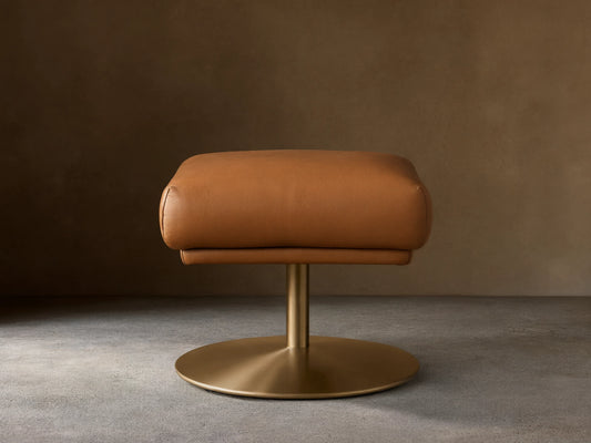 Rita Leather 21" Ottoman (2 of 4)