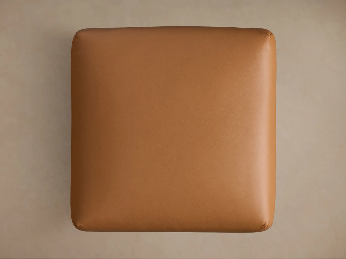 Rita Leather 21" Ottoman (1 of 4)