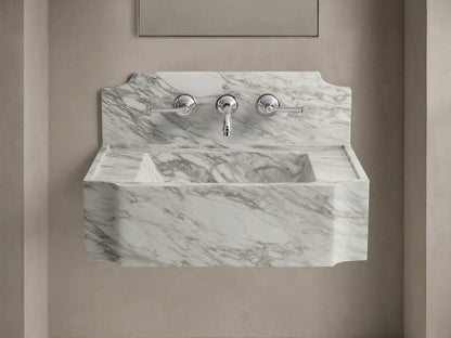 Dottie Wall-Mounted Sink with Backsplash