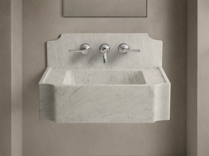 Dottie Wall-Mounted Sink with Backsplash