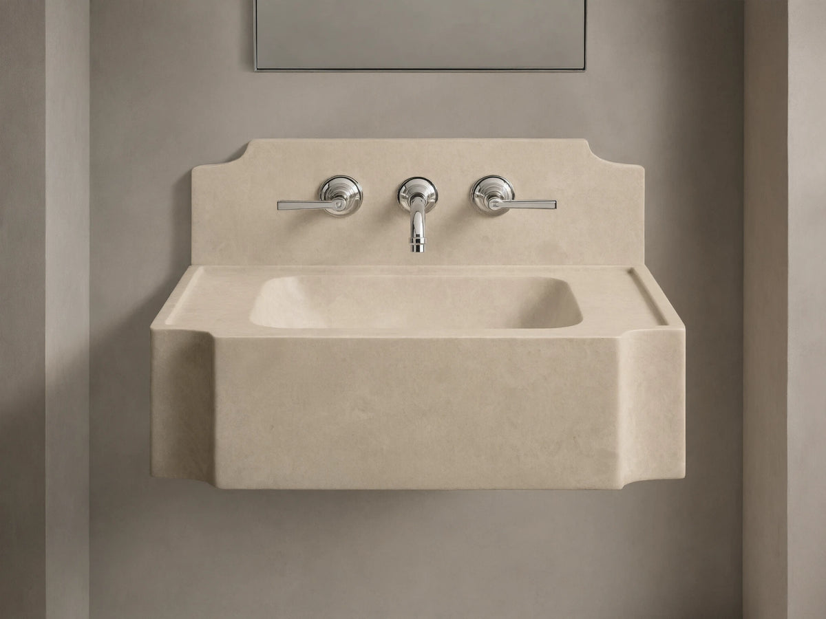 Dottie Wall-Mounted Sink with Backsplash