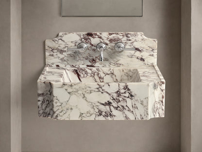 Dottie Wall-Mounted Sink with Backsplash